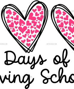 100 Days of Loving School-2 DTF Transfer