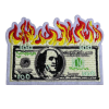 Burning Dollar Patch (Small/Embroidery)