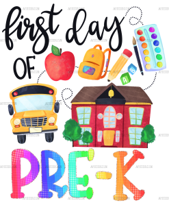 1st Day Of Pre-K DTF Transfer