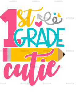 1st Grade Cutie DTF Transfer