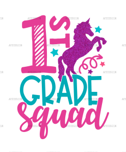 1st Grade Squad DTF Transfer