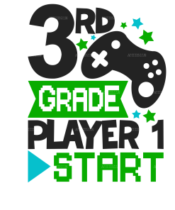 3rd Grade Player-1 Start DTF Transfer