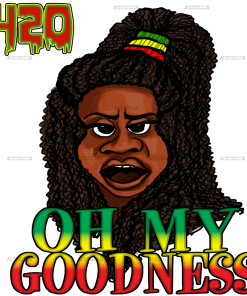 420 Oh My Goodness DTF Transfer