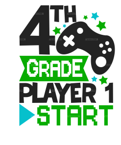 4th Grade Player-1 Start DTF Transfer