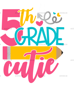 5th Grade Cutie DTF Transfer