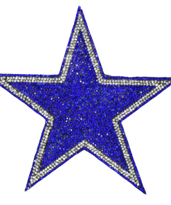 6 Inch Star Rhinestone Patch