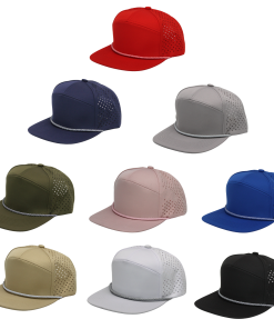 7 Panel Laser Caps With Rope