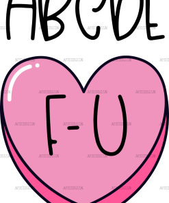 ABCDEFU DTF Transfer