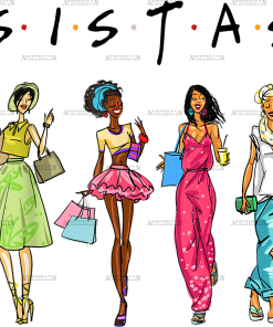 Afro Sistas DTF Transfer