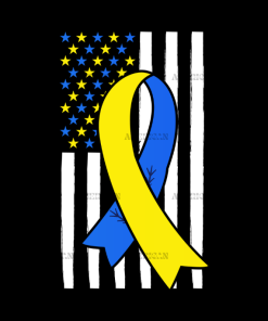 American Flag Down Syndrome-10 DTF Transfer