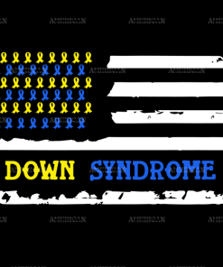 American Flag Down Syndrome-6 DTF Transfer