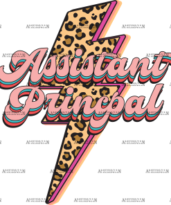 Assistant Principal Bolt  DTF Transfer