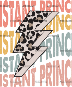 Assistant Principal Groovy Bolt DTF Transfer