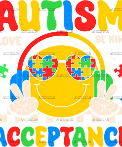 Autism Acceptance DTF Transfer