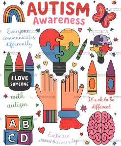 Autism Awareness-11 DTF Transfer