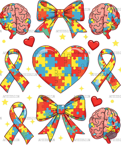 Autism Awareness-12 DTF Transfer