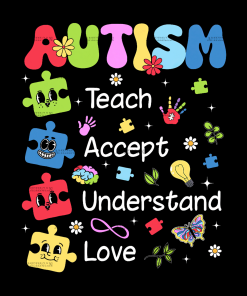 Autism Awareness-15 DTF Transfer