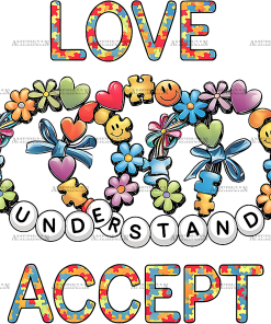 Autism Awareness-21 DTF Transfer