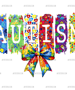 Autism Awareness-30 DTF Transfer