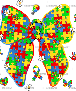 Autism Awareness-31 DTF Transfer