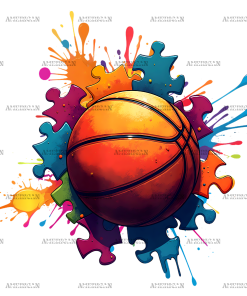 Autism Basketball DTF Transfer