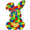 Autism Bunny DTF Transfer