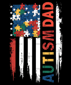 Autism Dad DTF Transfer