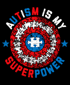 Autism Is My Super Power-2 DTF Transfer