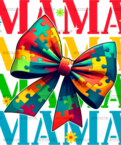 Autism Mama-4 DTF Transfer