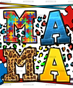 Autism Mama-7 DTF Transfer
