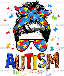 Autism Mom-5 DTF Transfer