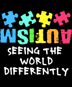 Autism Seeing The World Differently-1 DTF Transfer