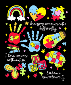 Autism Things DTF Transfer