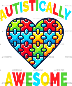 Autistically Awesome DTF Transfer