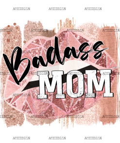 Badass Mom Lips DTF Transfer