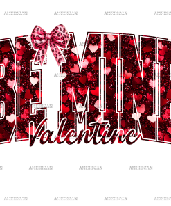 Be Mine Bow-3 DTF Transfer