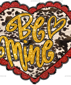 Be Mine Heart-1 DTF Transfer