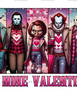Be My Valentine Halloween DTF Transfer