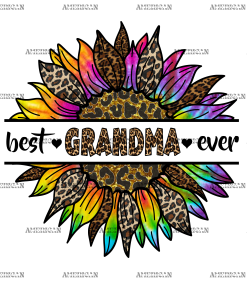 Best Grandma Ever DTF Transfer