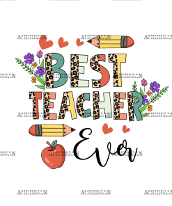 Best Teacher Ever-2 UV DTF Transfer