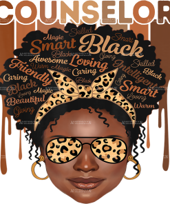 Black Counselor DTF Transfer
