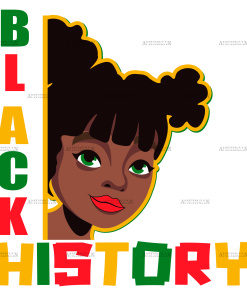 Black History Kid DTF Transfer