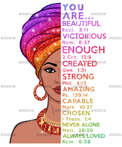 Black Women-2 DTF Transfer