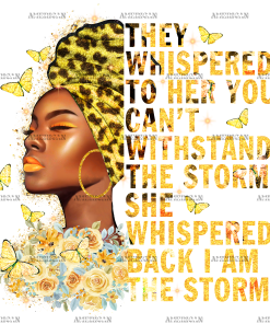 Black Women-4 DTF Transfer