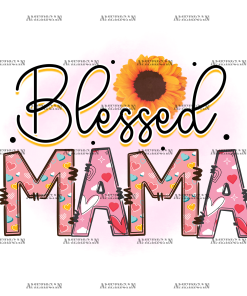 Blessed Mama-3 DTF Transfer