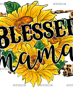 Blessed Mama Sunflower DTF Transfer