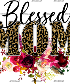 Blessed Mom DTF Transfer