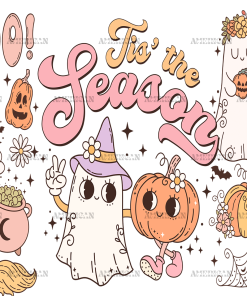 Boo Tis The Season Rainbow UV DTF Transfer