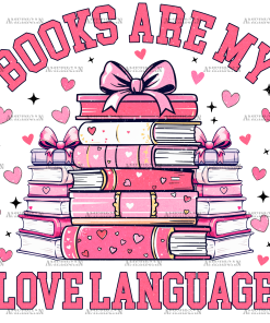 Books Are My Love Language-1 DTF Transfer