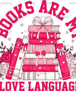 Books Are My Love Language-2 DTF Transfer